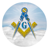 DAROUND 370 BL Masonic Lodge Clouds Blue